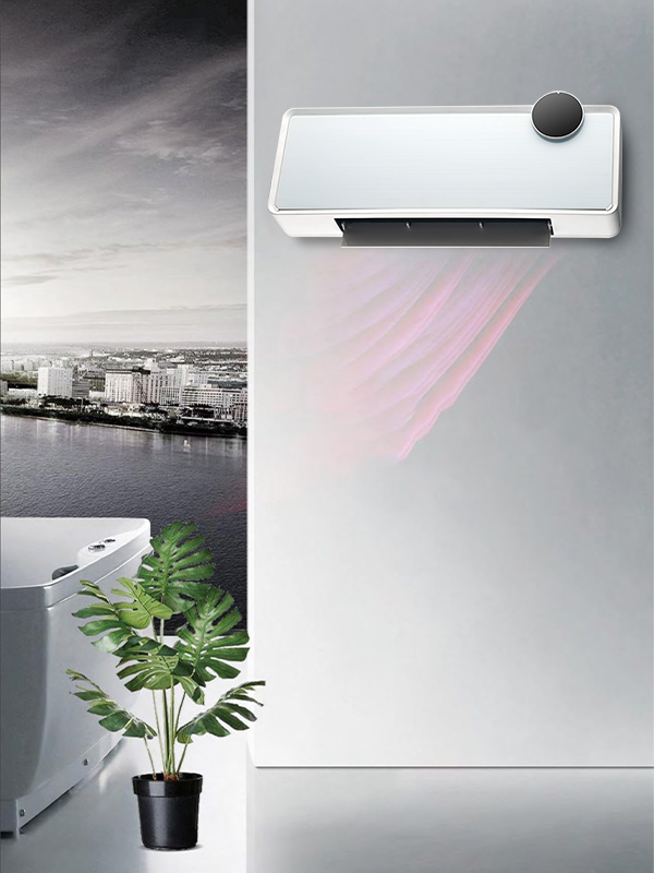 ZPT-2000B 5409L-ERP 1000W/2000W 3-in-1 seinään asennettava lämmitin